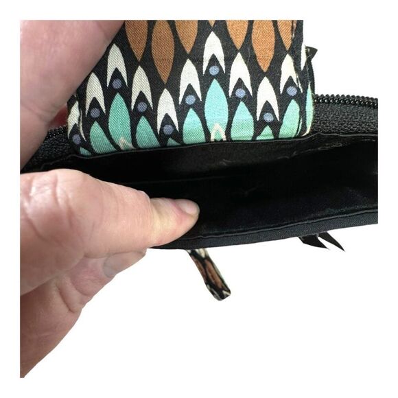 Vera Bradley Wristlet Wallet Sierra Stream ID Holder Card Organizer Strap - Picture 6 of 8